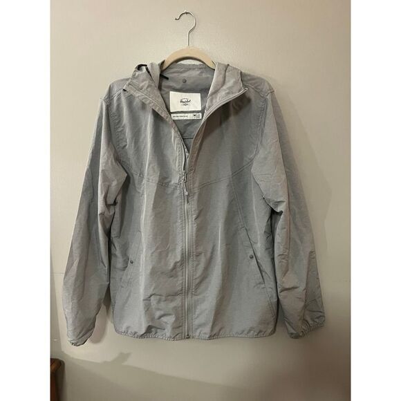 Herschel Grey Voyage Wind Breaker Sz. M - Picture 3 of 13